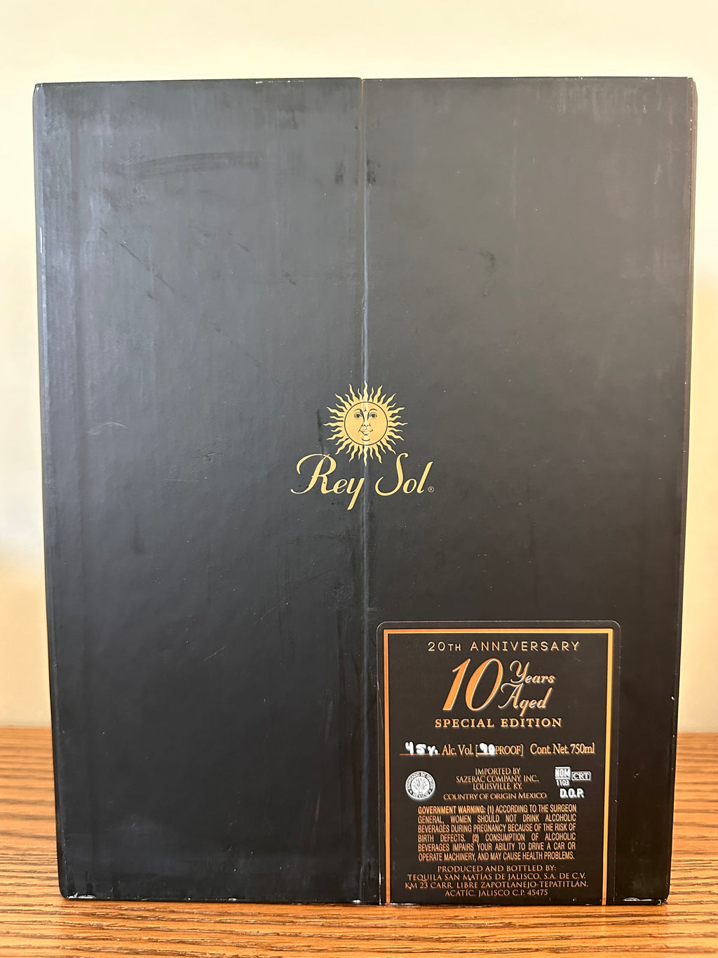 Rey Sol 20th Anniversary 10 Years Aged Single Barrel Extra Anejo Tequila Selected by Trevor's 750ml