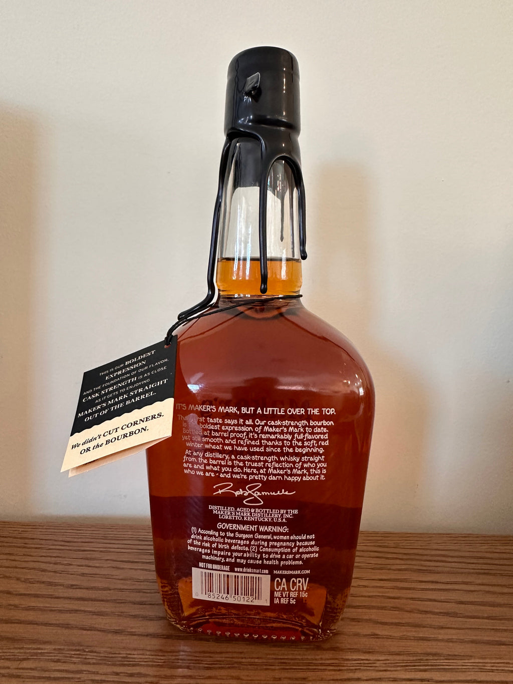 Maker's Mark Cask Strength Bourbon 'Made For The Brave' Limited Edition 750mL