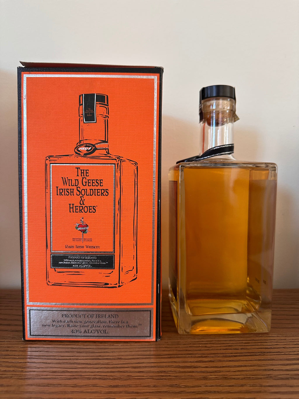 The Wild Geese Irish Soldiers & Heroes Rare Irish Whiskey 750ml