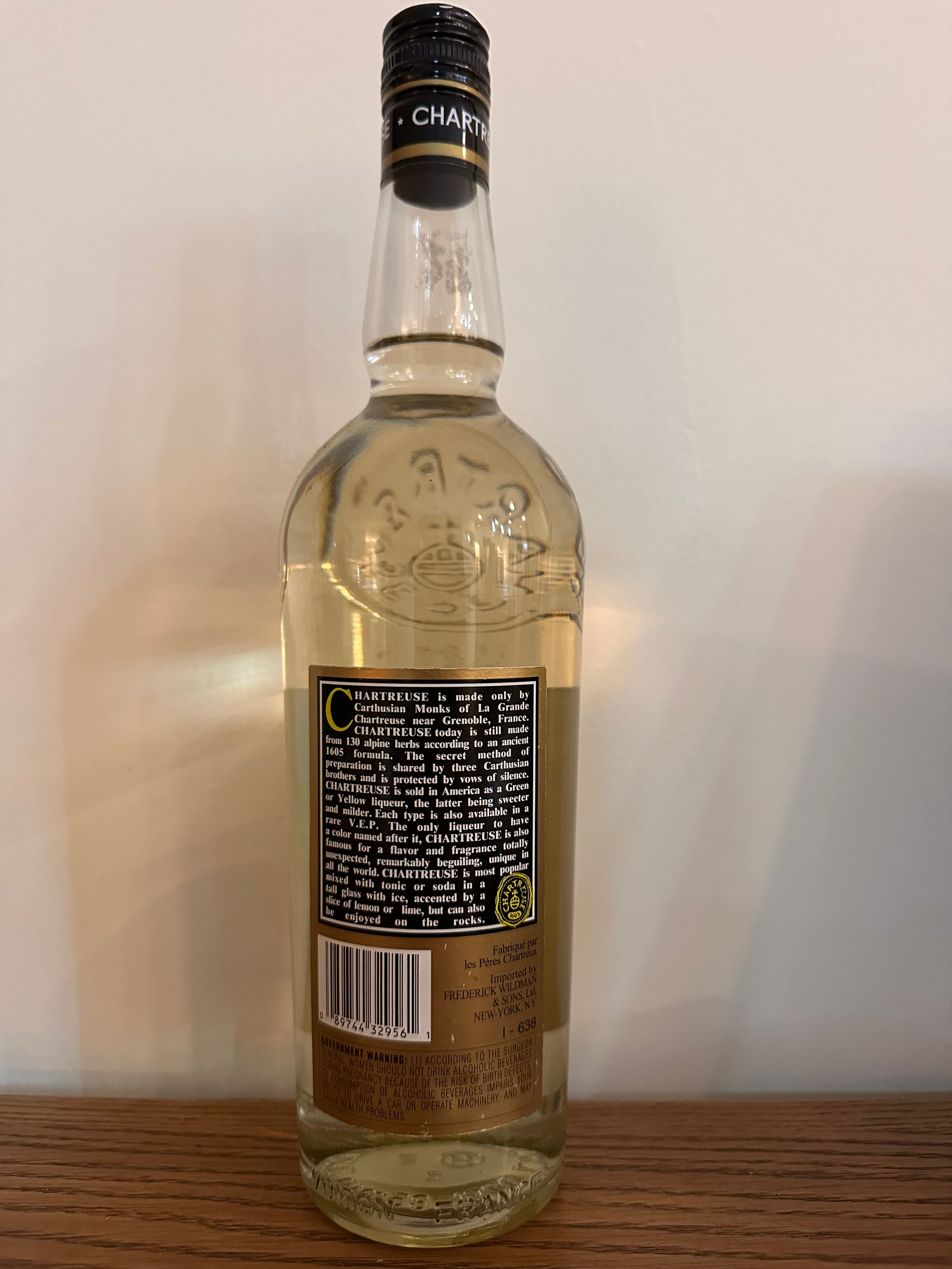 2010 Chartreuse Yellow Liqueur 750 mL