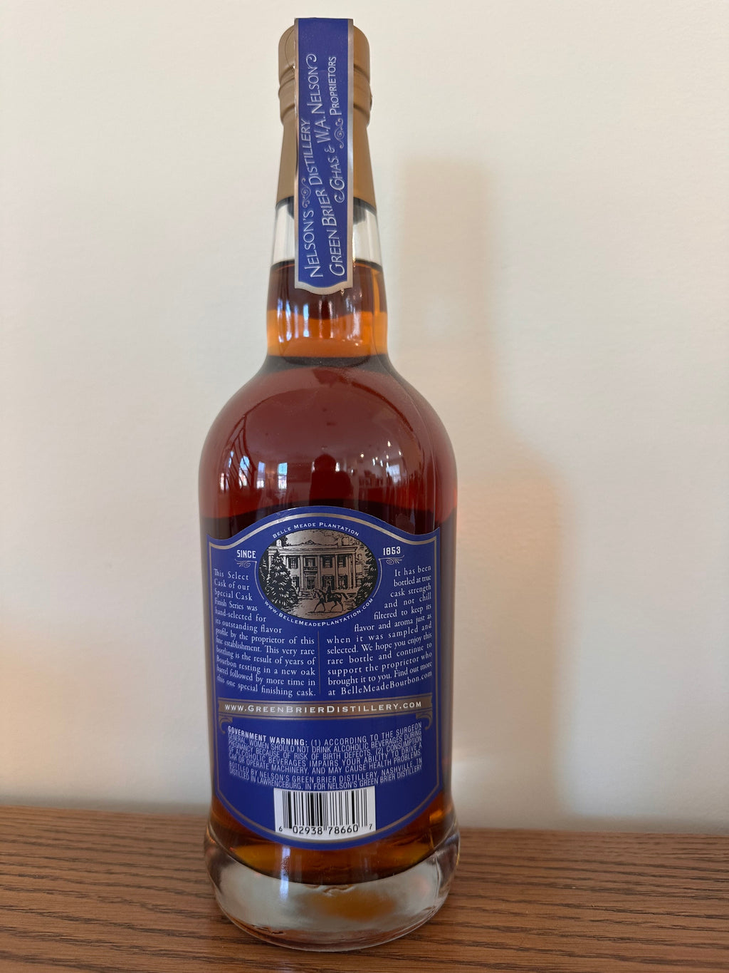 Belle Meade XO South Carolina Cognac Cask Finish Bourbon Whiskey 750ml