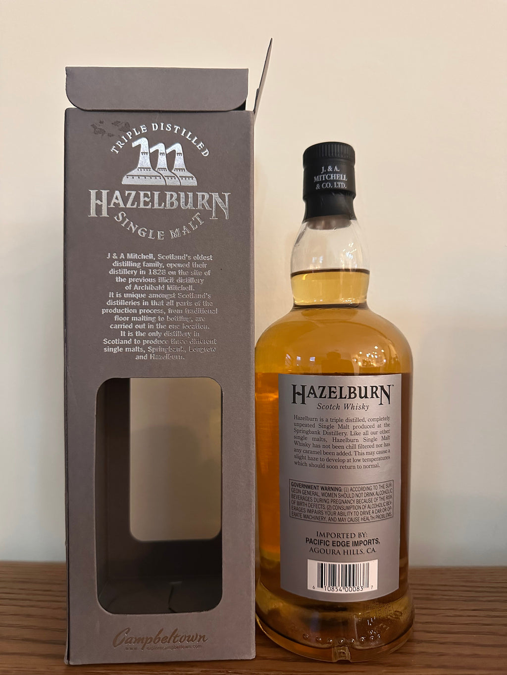 2019 Hazelburn 10 Year Old Triple Distilled Single Malt Scotch Whisky 750ml