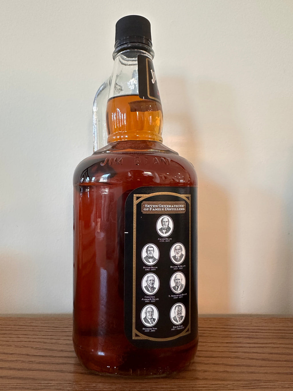 2009 Jim Beam Black 8 Year Old Bourbon Whiskey 1.75Lt