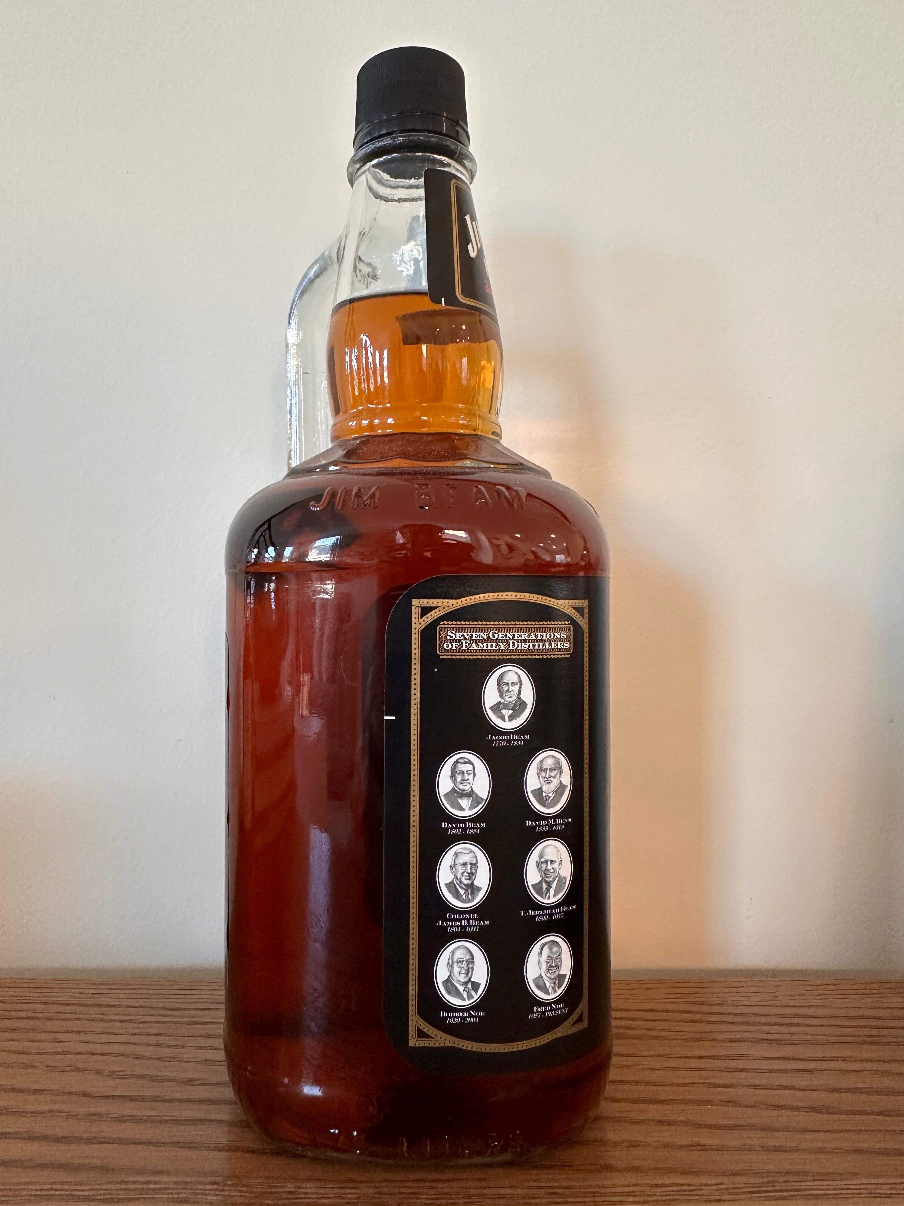 2009 Jim Beam Black 8 Year Old Bourbon Whiskey 1.75Lt