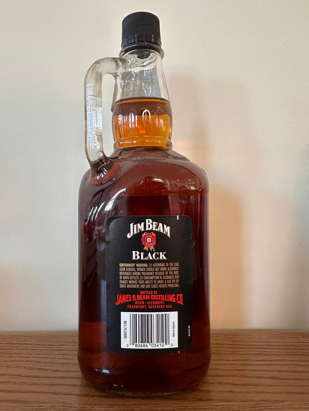 2009 Jim Beam Black 8 Year Old Bourbon Whiskey 1.75Lt