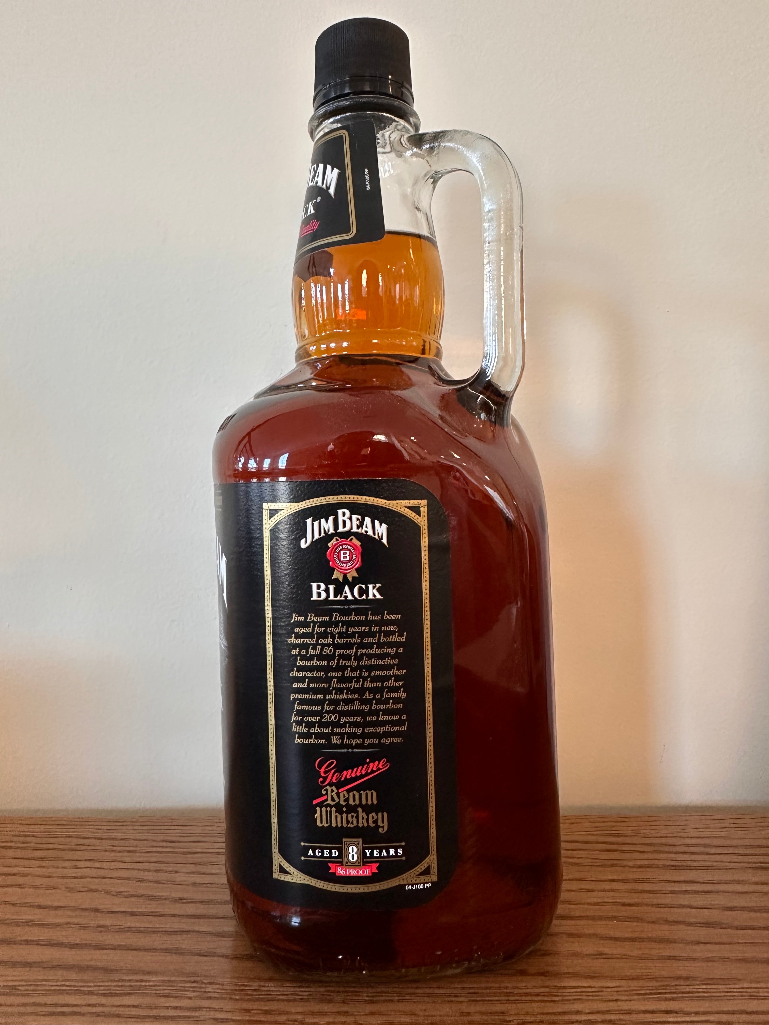 2009 Jim Beam Black 8 Year Old Bourbon Whiskey 1.75Lt