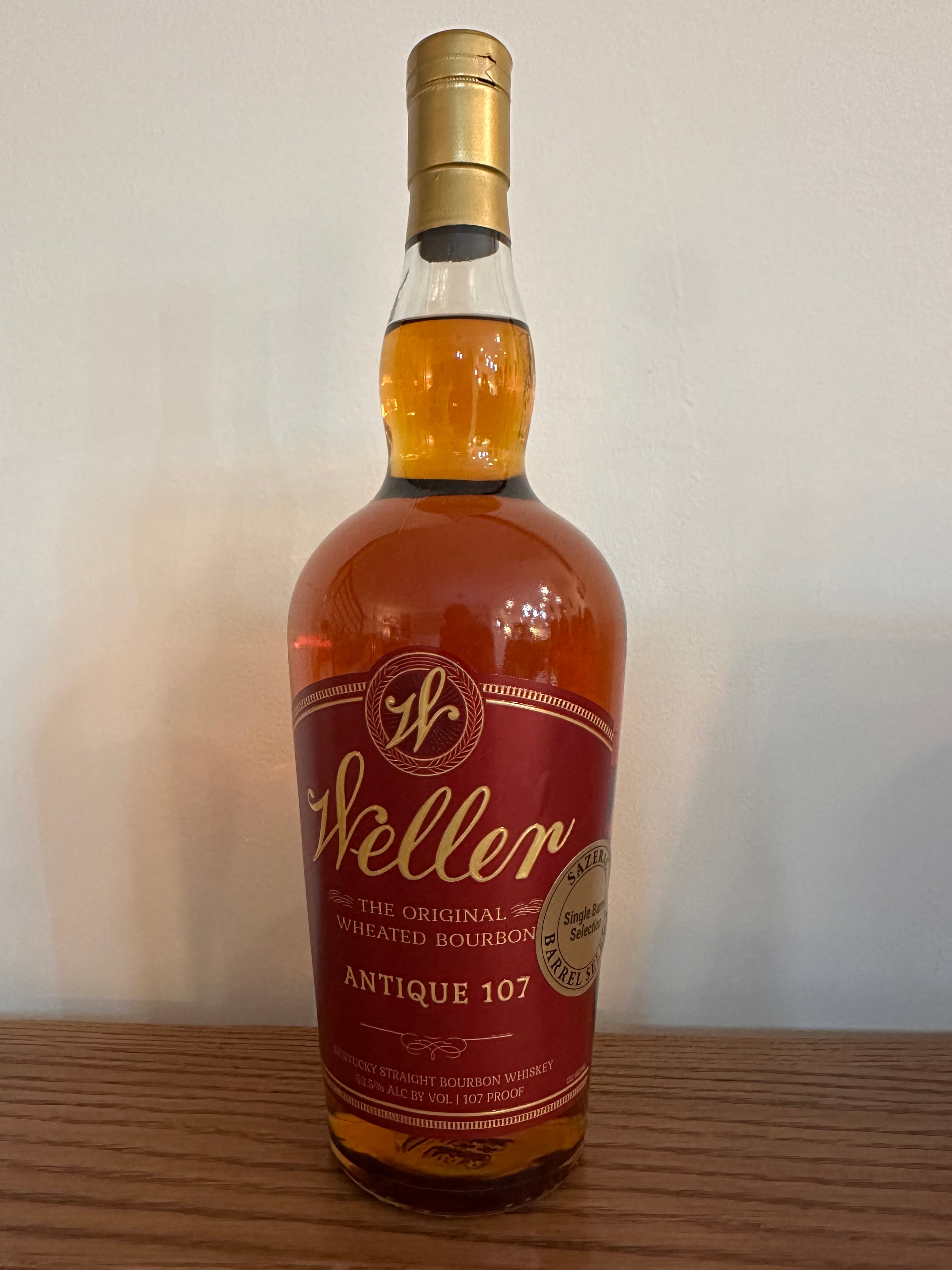 Weller Antique 107 Random Single Barrel Select Bourbon 750ml