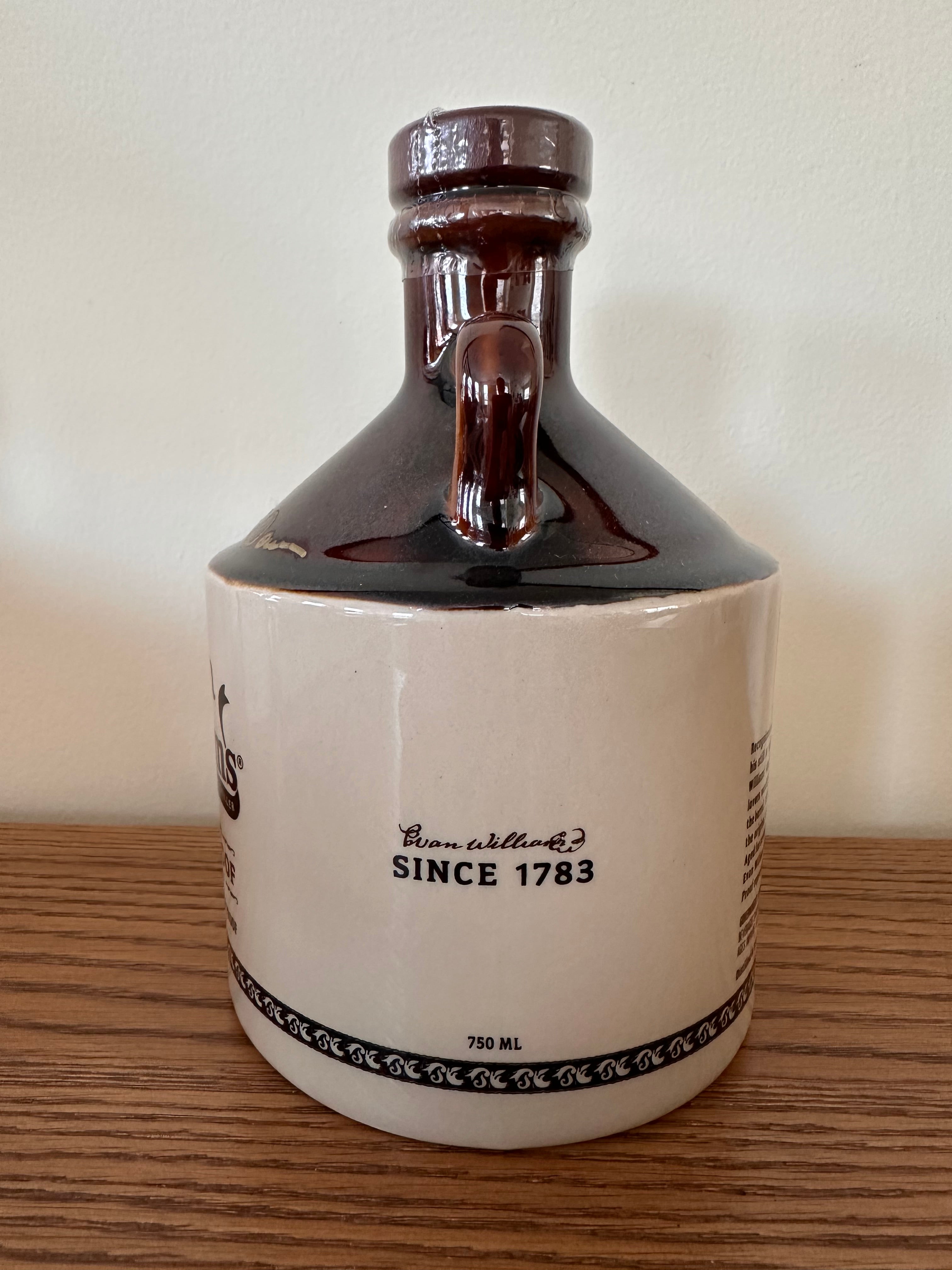 Evan Williams - 7 Year Barrel Proof Ceramic Jug 750ml