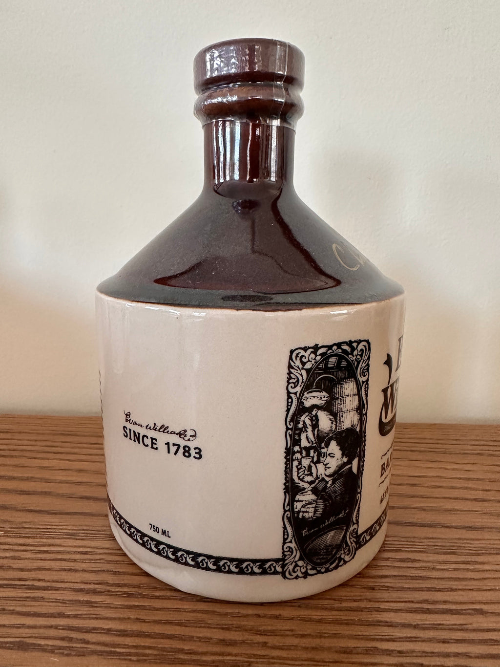 Evan Williams - 7 Year Barrel Proof Ceramic Jug 750ml