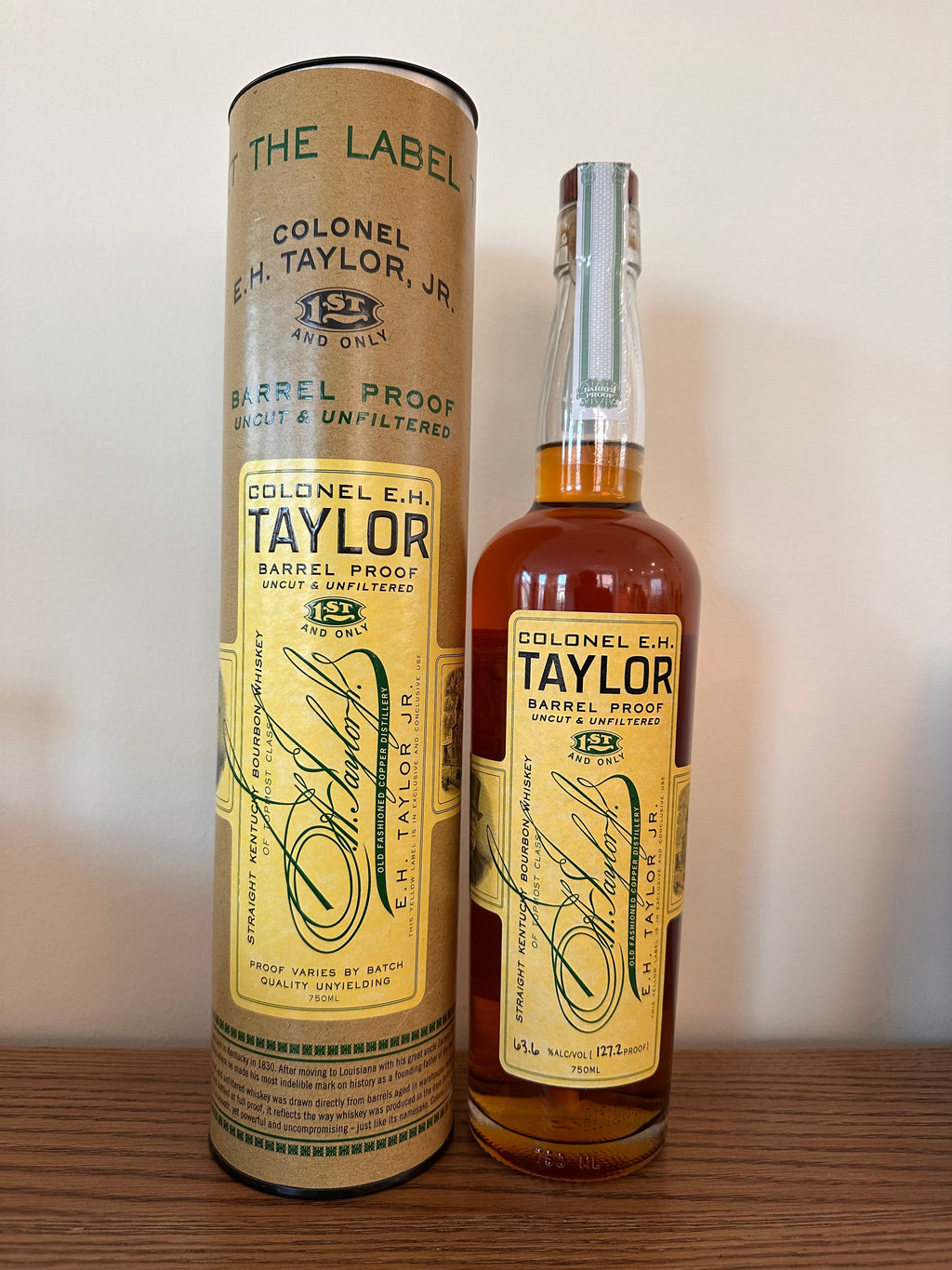 Colonel E.H. Taylor Barrel Proof Batch 4 Uncut & Unfiltered Kentucky Straight Bourbon Whiskey 750ml