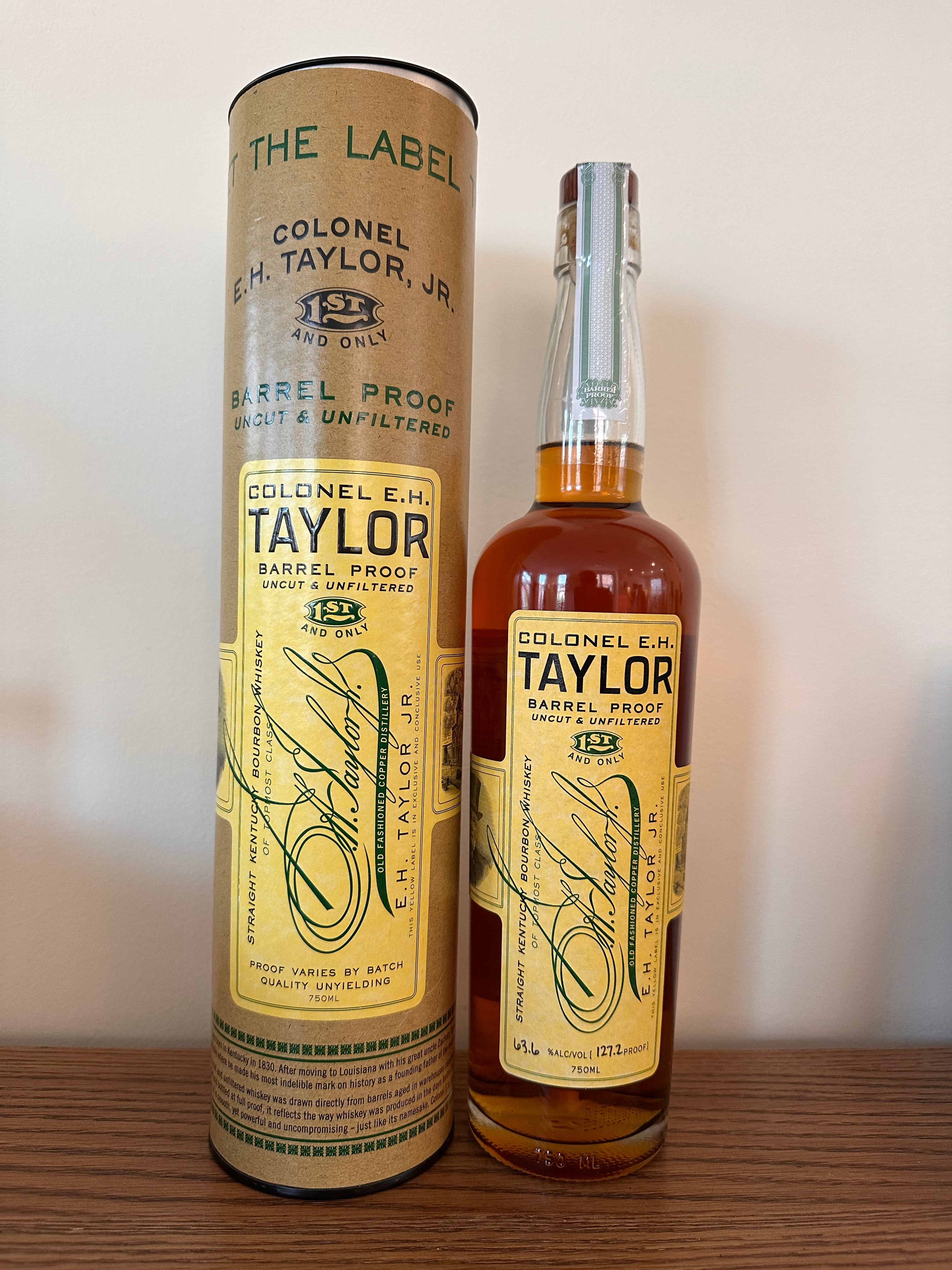 Colonel E.H. Taylor Barrel Proof Batch 4 Uncut & Unfiltered Kentucky Straight Bourbon Whiskey 750ml