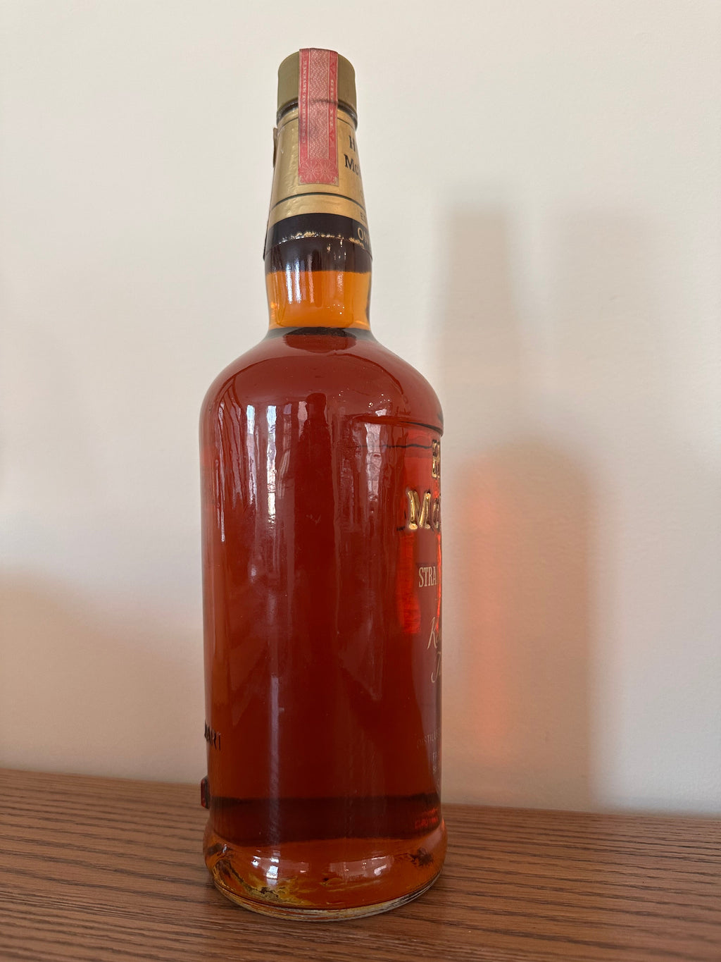 1974 Henry McKenna 6 Year Bourbon Whiskey Quart