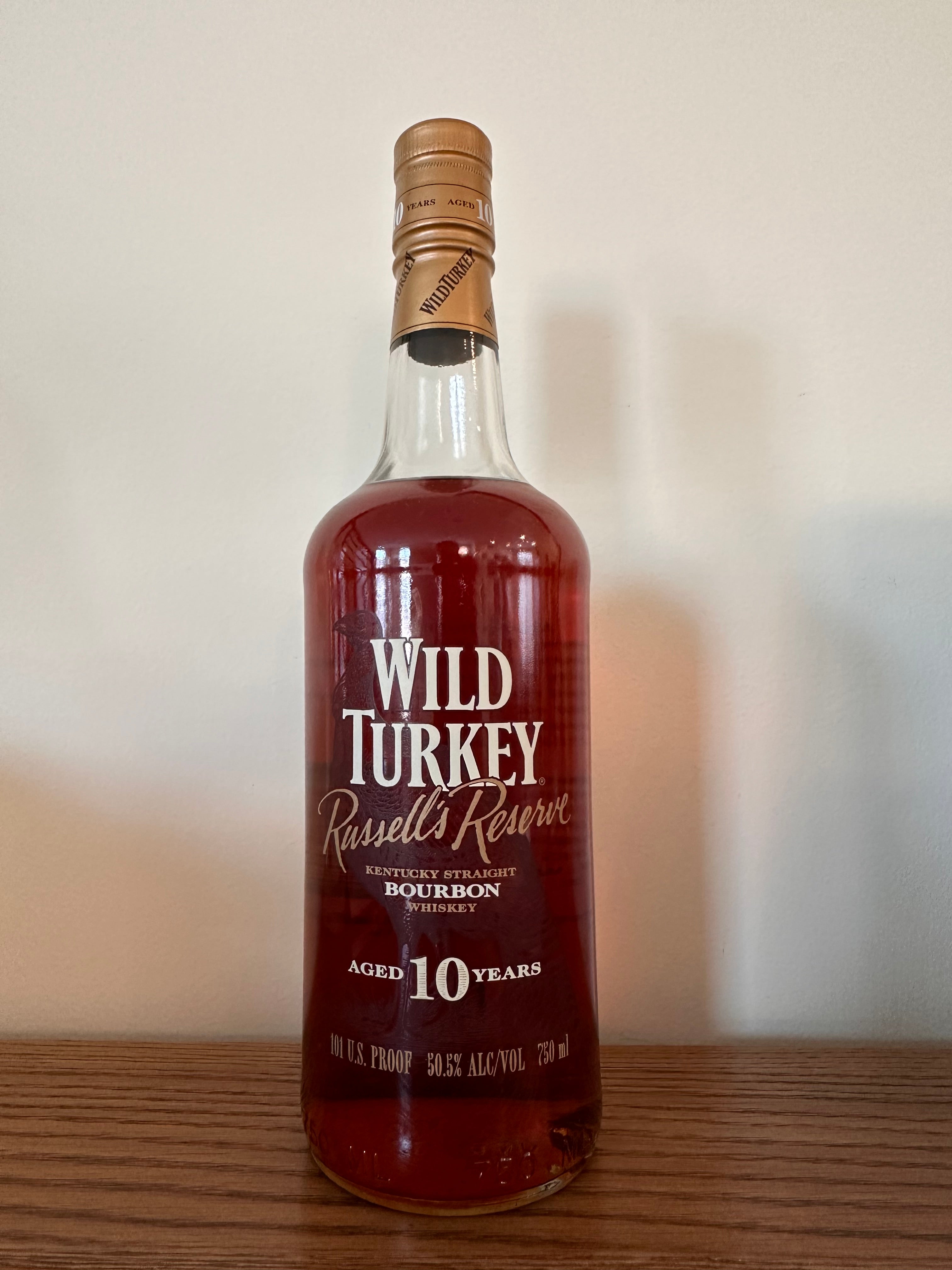 Wild Turkey 10 year Russell's Reserve Tall Bottle (1st Edition)
