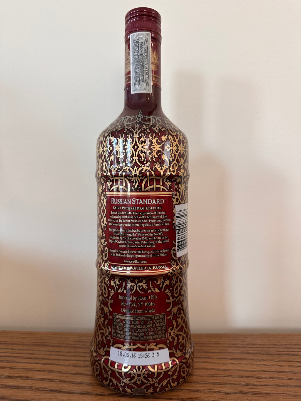 Russian Standard Vodka Saint Petersburg Edition 750ml