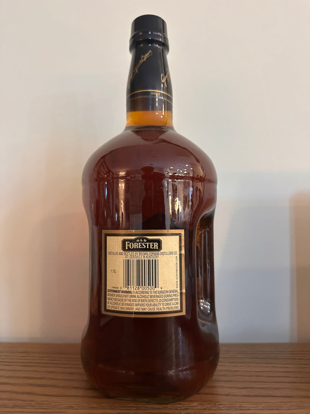 Old Forester 86 Proof 4 Year Old Released 2003-2007 1.75L