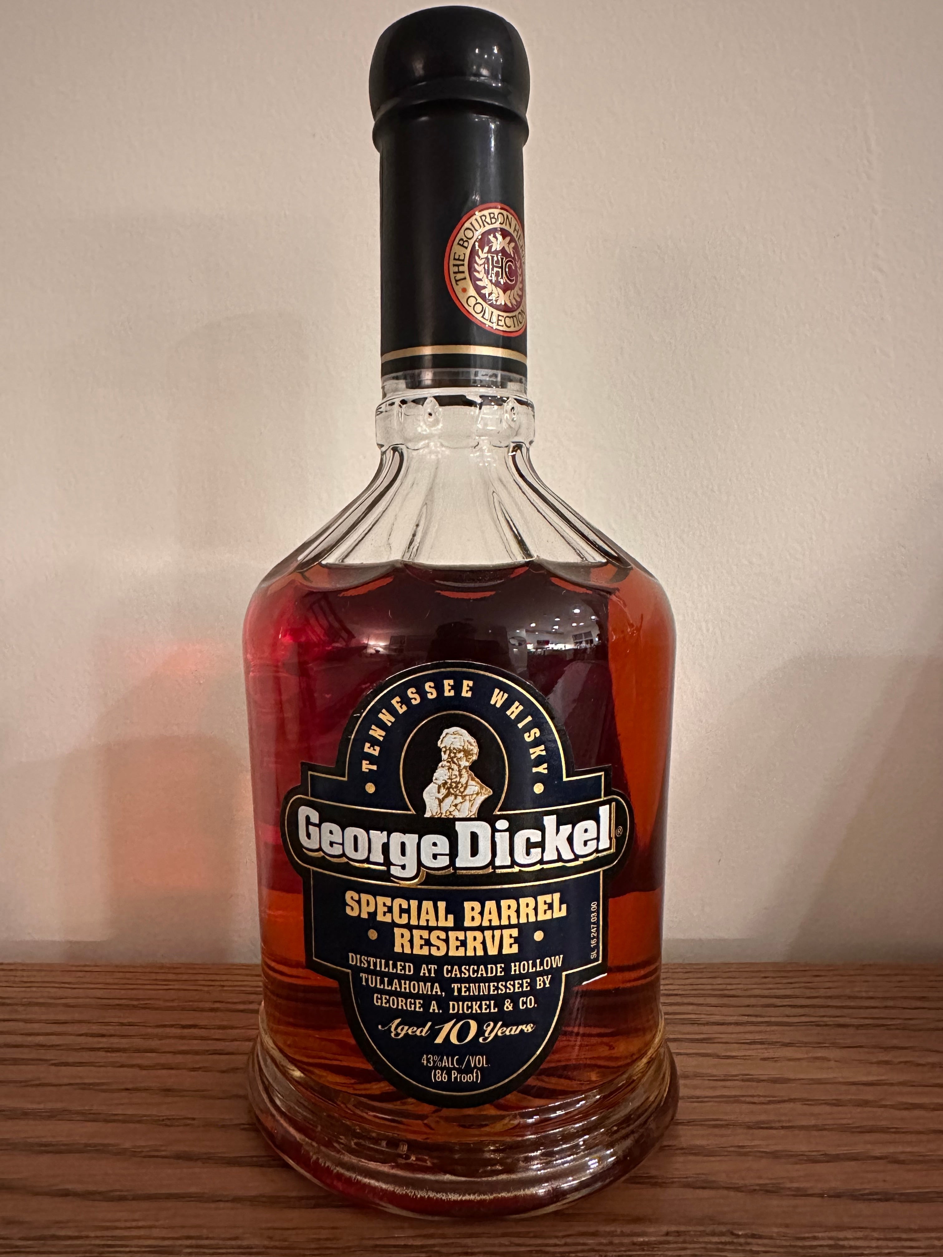 George Dickel Special Barrel Reserve 10-Year (Bourbon Heritage Collection) 750ml