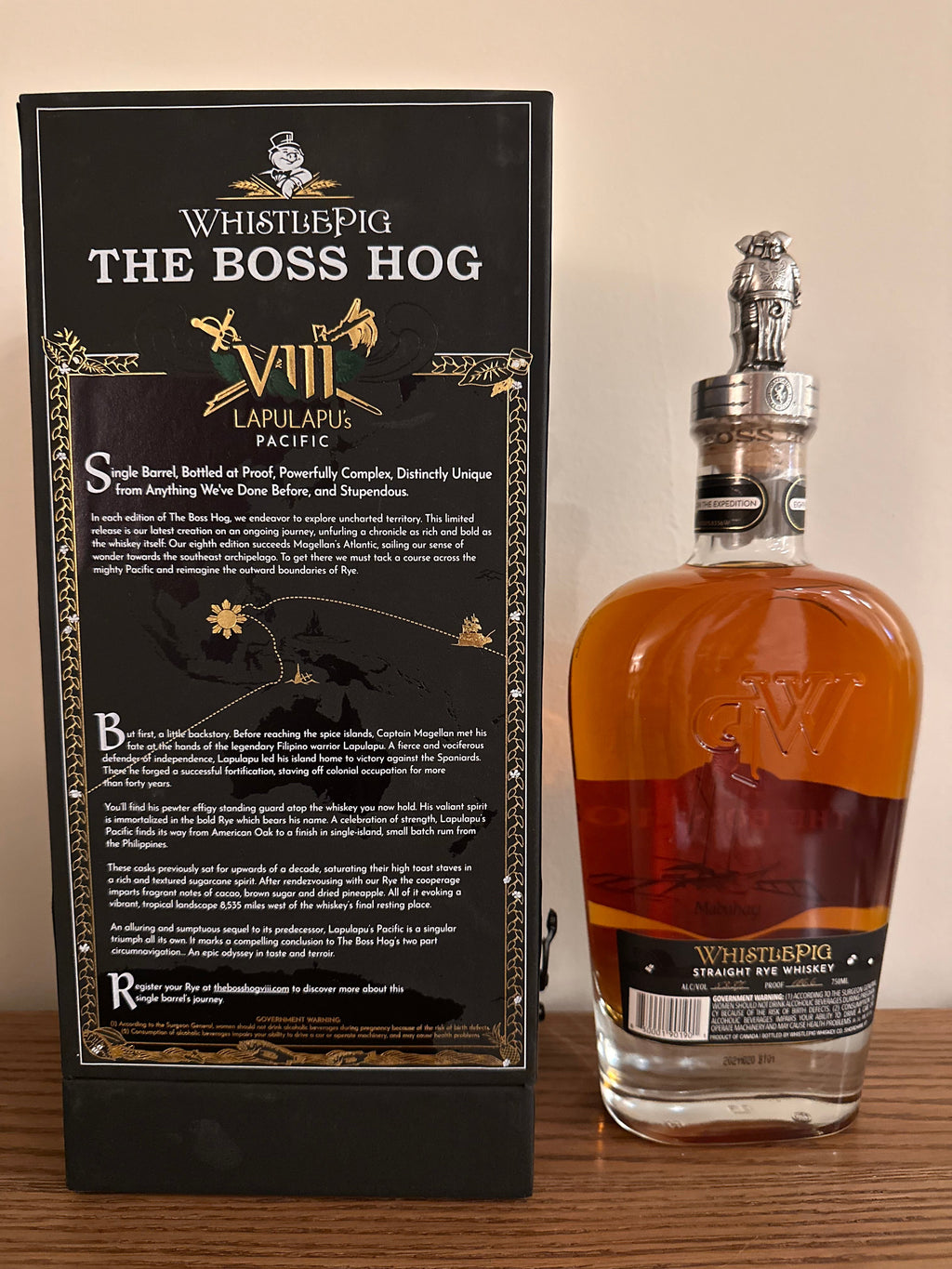 WHISTLEPIG RYE BOSS HOG LAPULAPU'S 750 ML