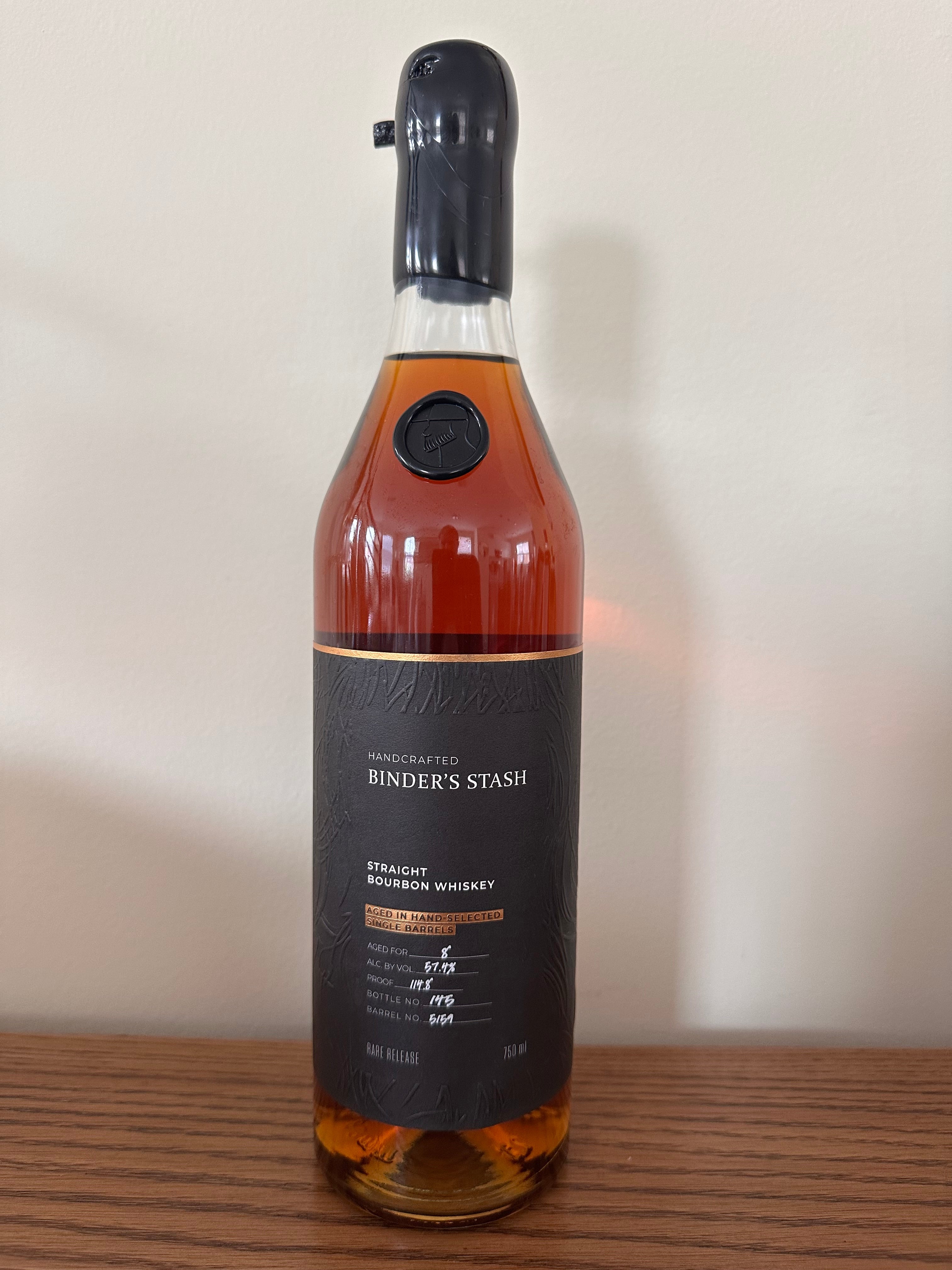 2026 Binder's Stash 8 Year Old Straight Bourbon Planet Caramel 750ml