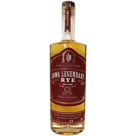 Iowa Legendary Rye ( Red Label ) 750 ml