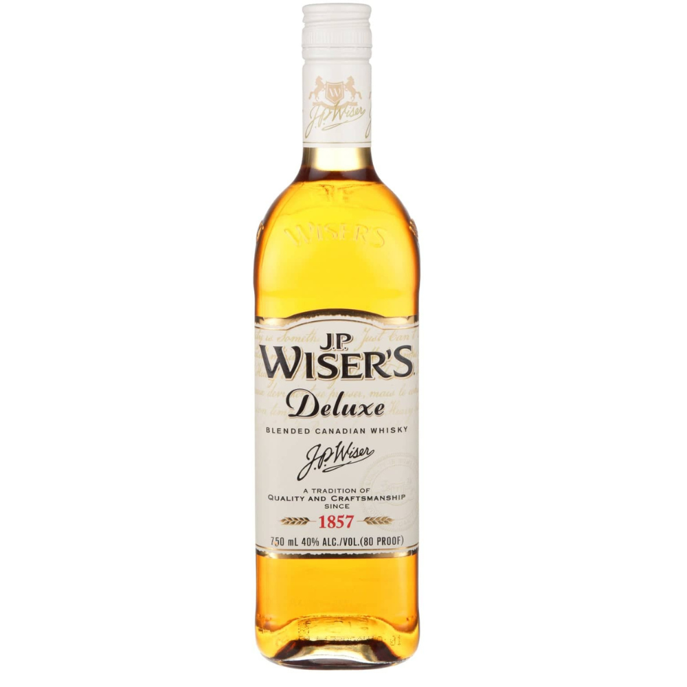 J.P. Wiser's De Luxe 10 Year Old Blended Canadian Whisky 750ml