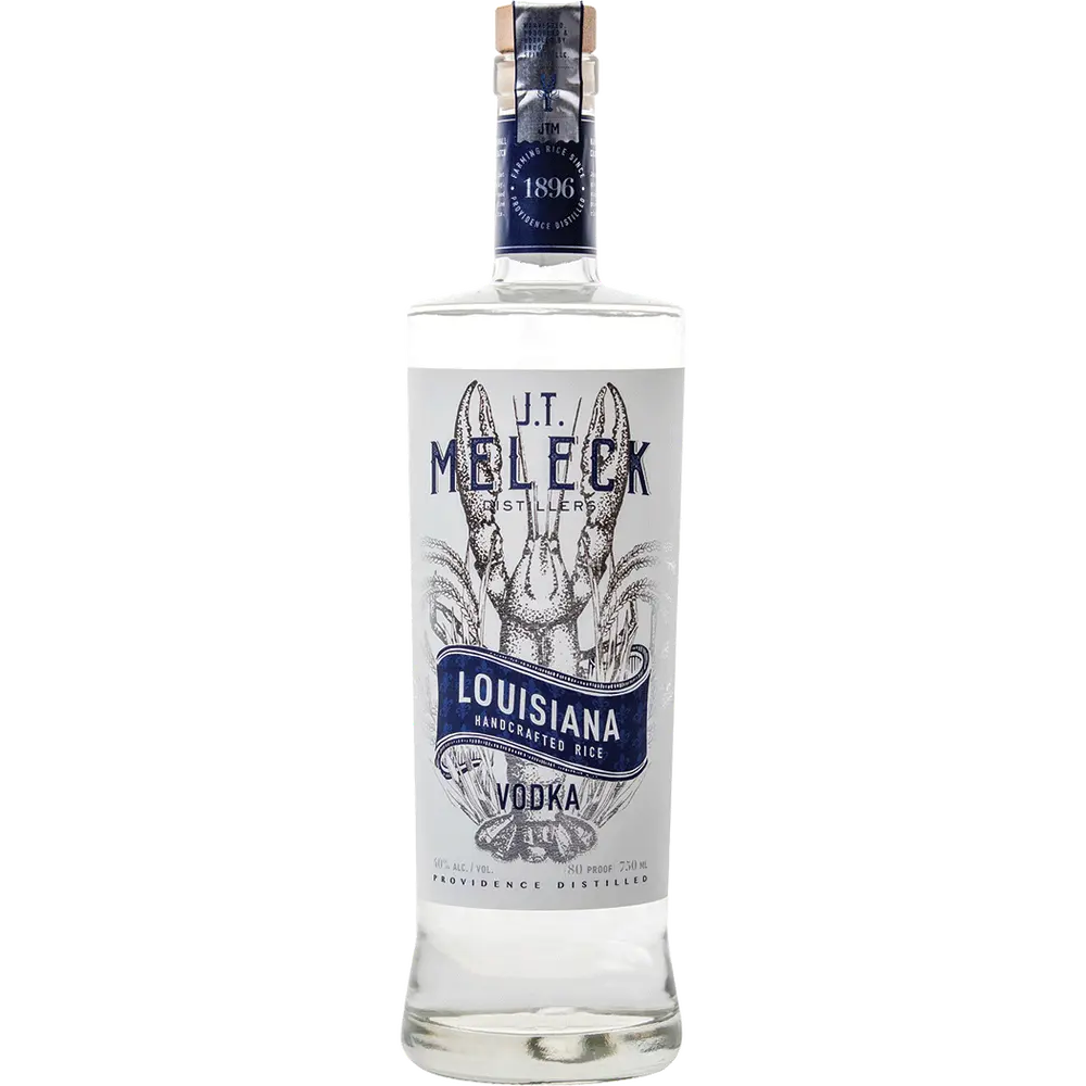 J.T. MELECK Louisiana handcrafted rice Vodka 750ml