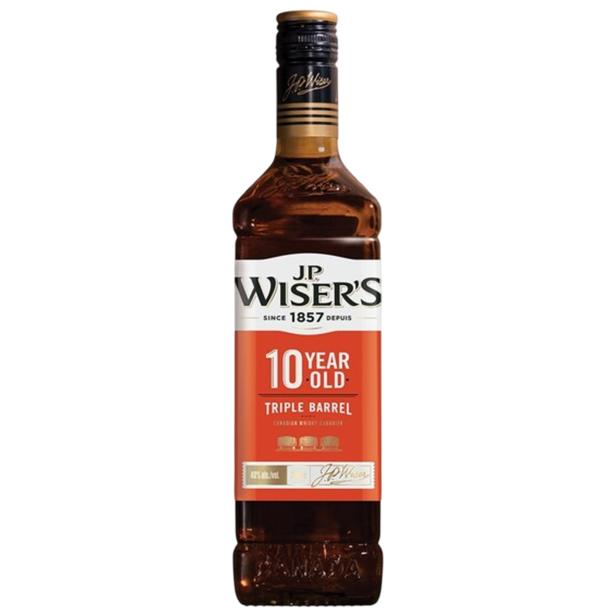 JP Wisers Triple Barrel 10 year 750ml