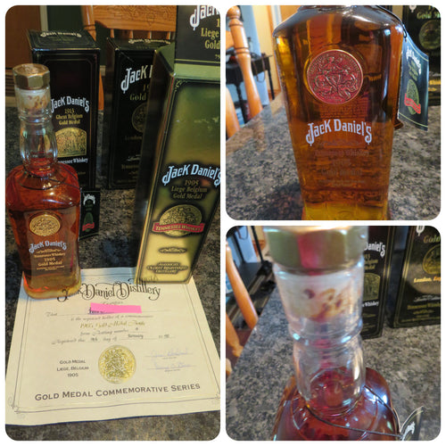 1905 Jack Daniel's Gold Medal Series Tennessee Whiskey Vintage 750ml (Full Set & Certificate)