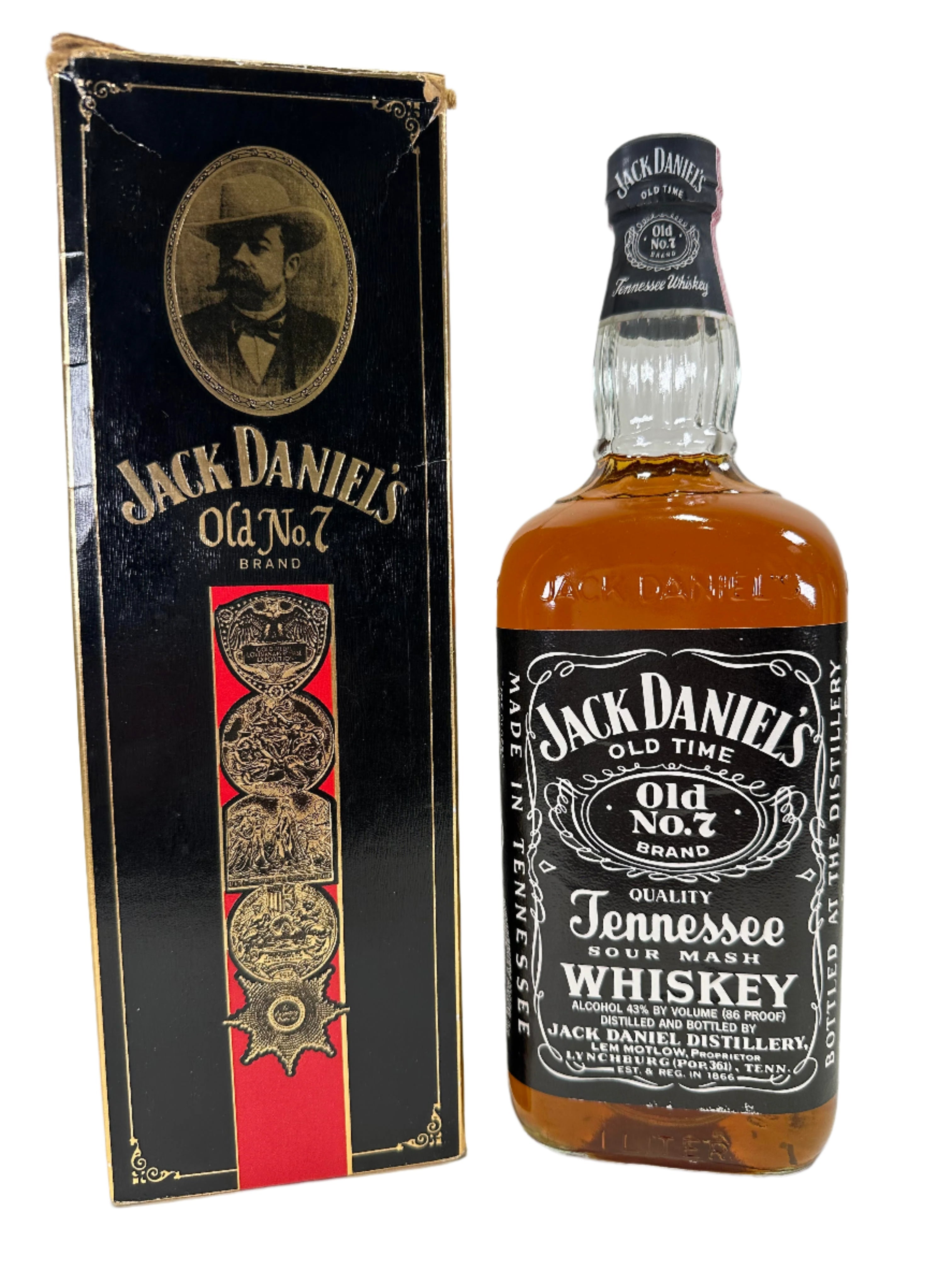 Jack Daniel's Gold Medal Louisiana Purchase Exposition Tennessee Whiskey 1Lt