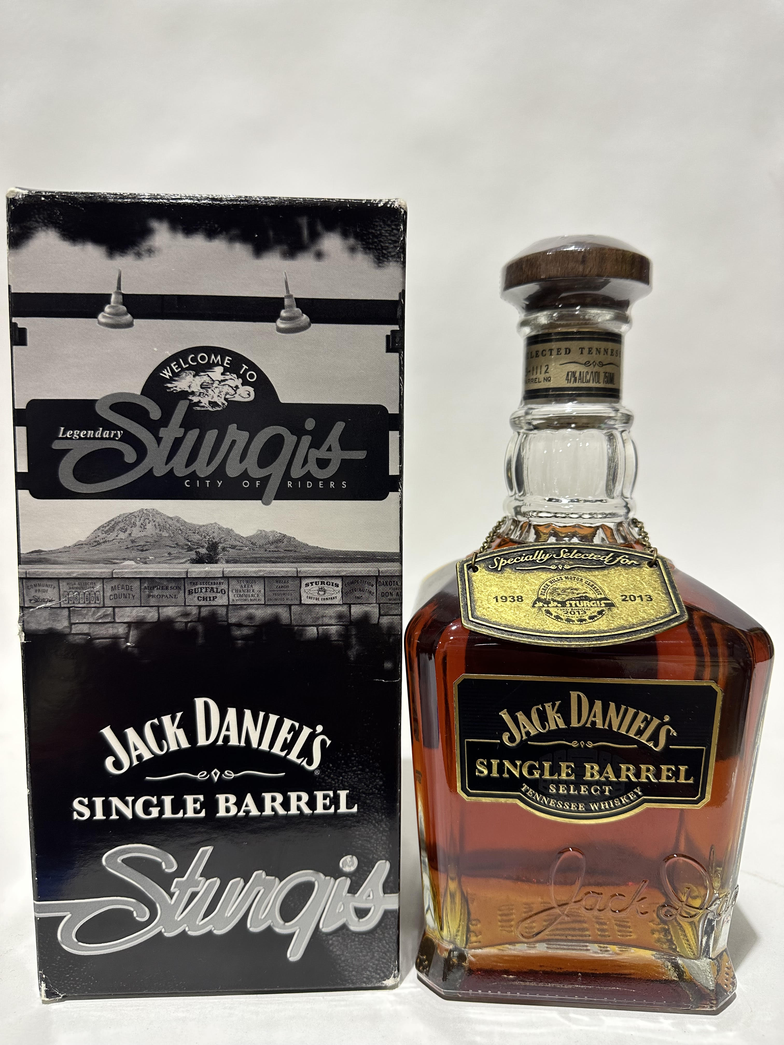 Jack Daniel's Single Barrel Select 73rd Sturgis Motorcycle Rally Store Pick Tennessee Whiskey 750ml