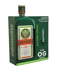 Jagermeister OG Shot Limited Edition Bottle + Sunglasses 750ml