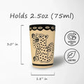 Jaguar Design Shot Glasses 2.5-Oz 4-Pack