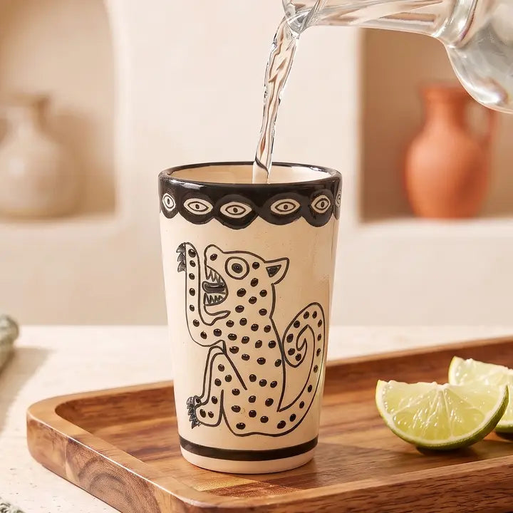 Jaguar Design Shot Glasses 2.5-Oz 4-Pack
