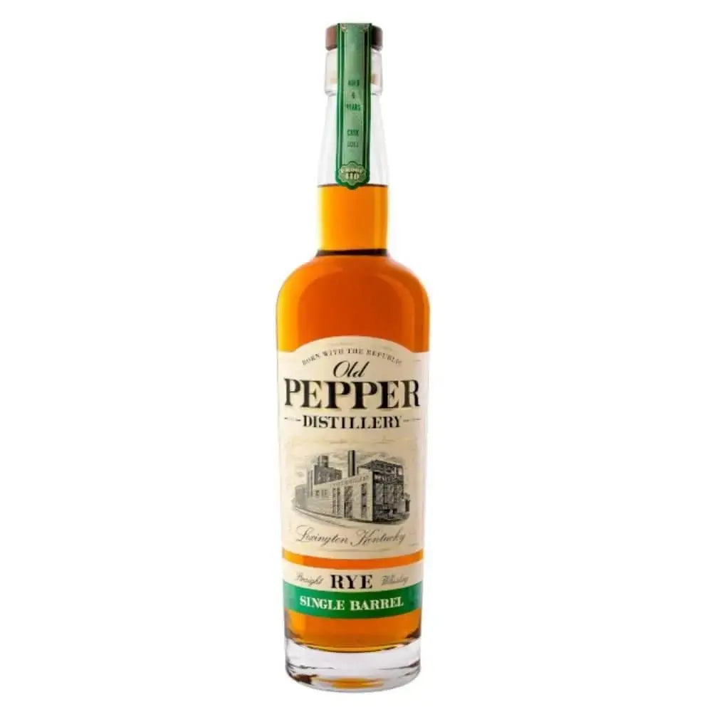 James E. Pepper Old Pepper Single Barrel Straight Rye Whiskey 750ml