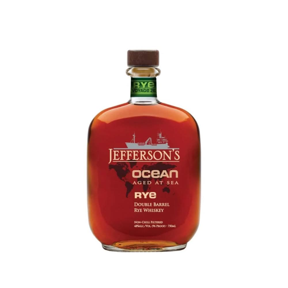 Jefferson's Ocean Aged at Sea Double Barrel Rye Whiskey 750ml