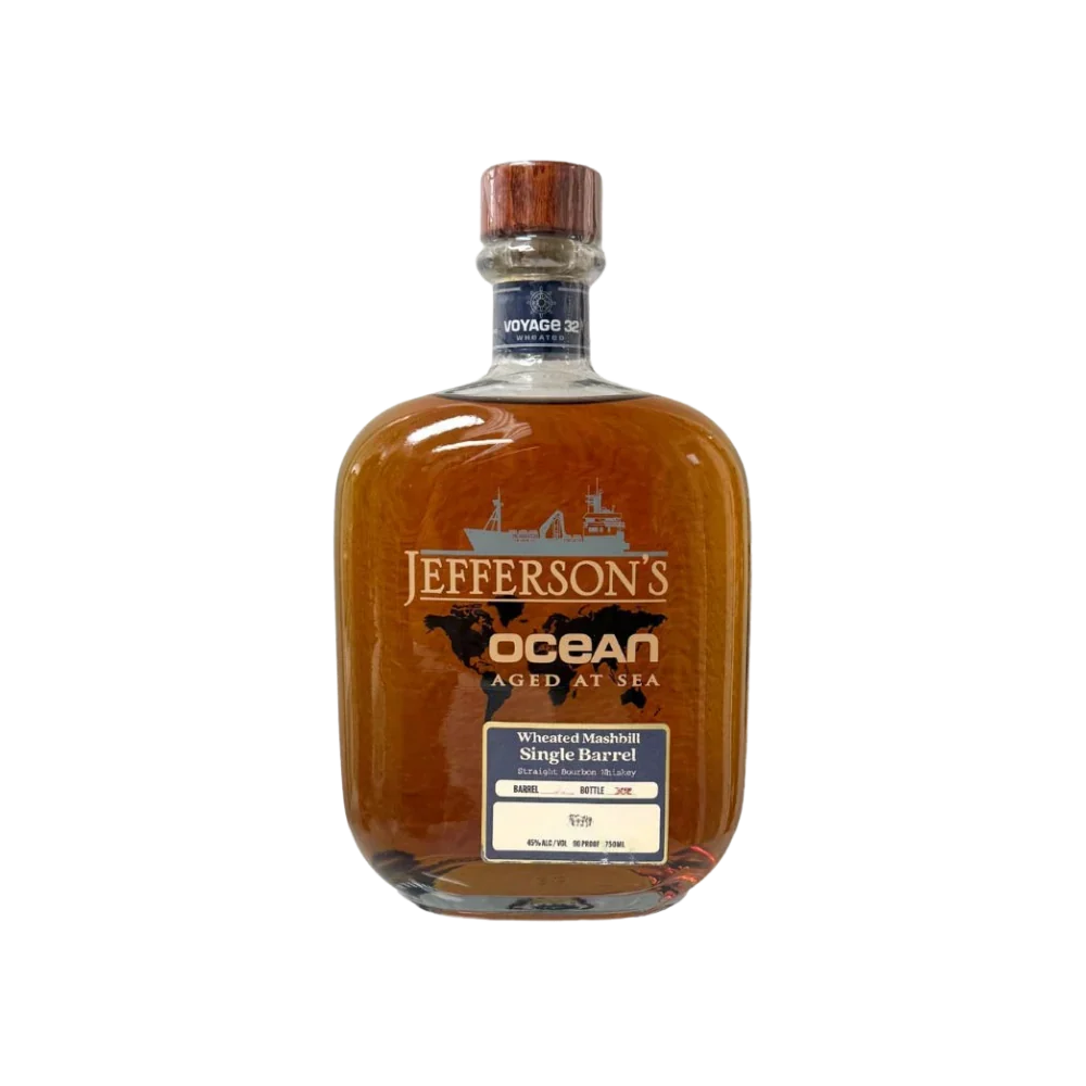Jefferson's Ocean Aged at Sea Wheated Mashbill Single Barrel  No 191 Voyage 32 750 ML