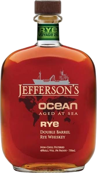 Jeffersons Voyage 26 Ocean Aged At Sea Double Barrel Rye 750 ml