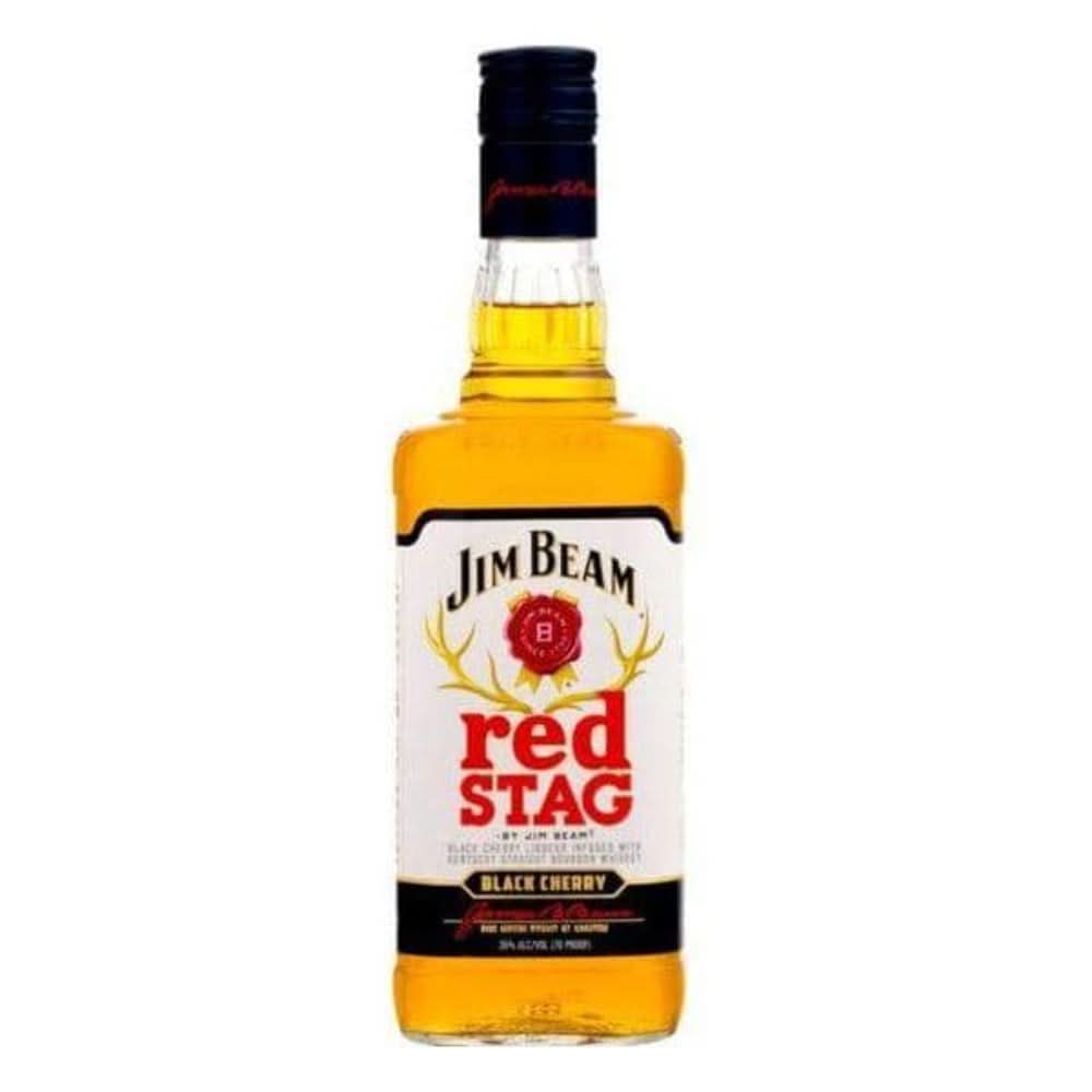 Jim Beam Red Stag Black Cherry Flavored Kentucky Straight Bourbon Whiskey 750ml
