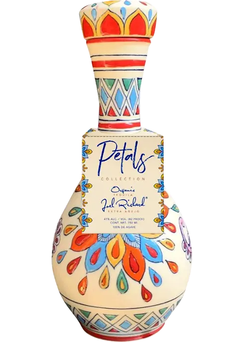 Joel Richard Petals Collection Organic Ceramic Extra Anejo Tequila 750ml