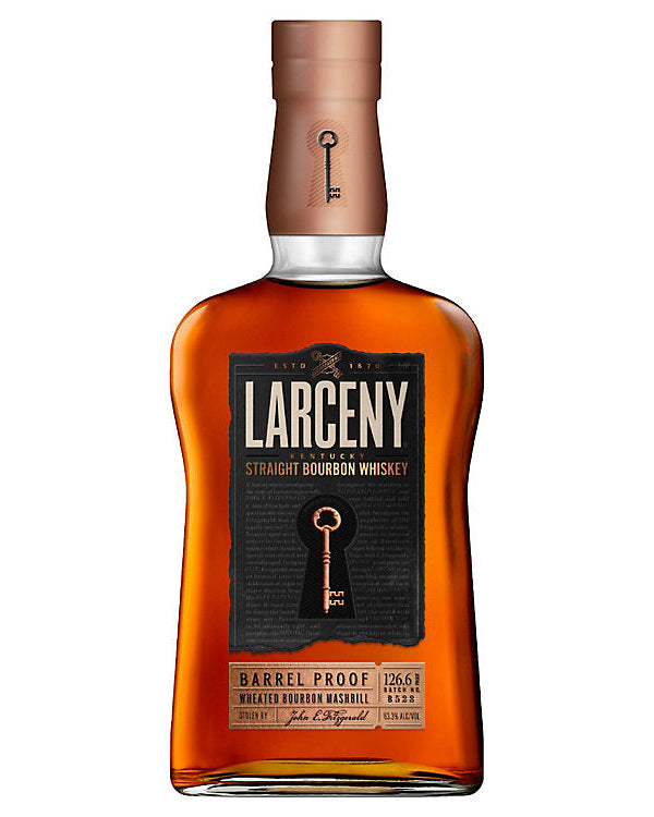 John E. Fitzgerald Larceny Barrel Proof Kentucky Straight Very Small Batch Bourbon Whiskey 750ml