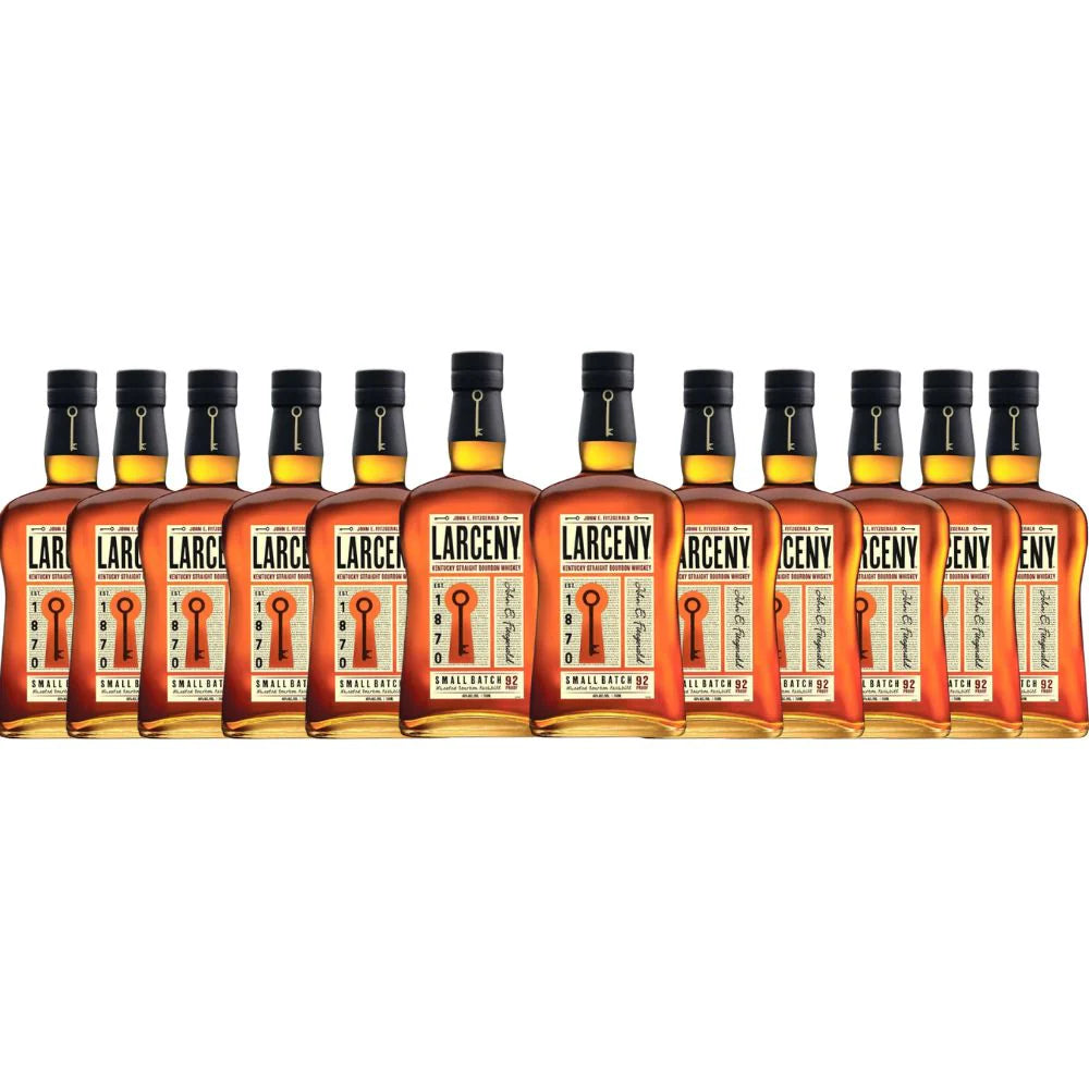 John E. Fitzgerald Larceny Kentucky Straight Very Small Batch Bourbon Whiskey 750ml Bundle 12-Pack