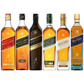 Johnnie Walker Full Lineup Set Scotch Whisky 750ml Bundle 6-Pack