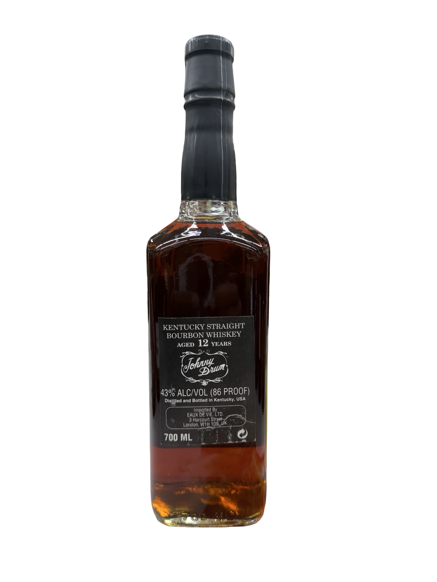Johnny Drum 12 Year Kentucky Straight Bourbon Whiskey 700ml