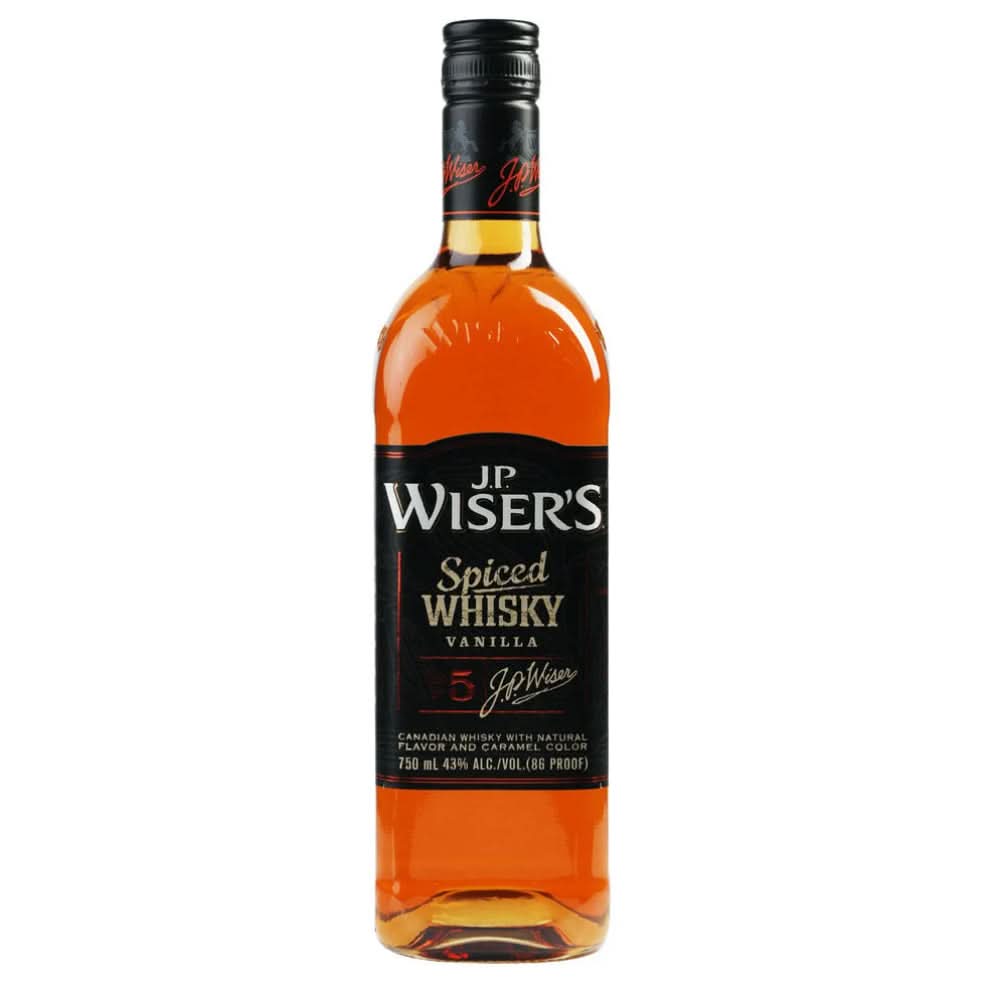 J.P. Wiser's Spiced Vanilla Canadian Whisky 750ml