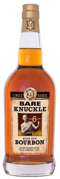 KO Distilling 6 Year Old Bare Knuckle Single Barrel High Rye Straight Bourbon Whiskey 750ml