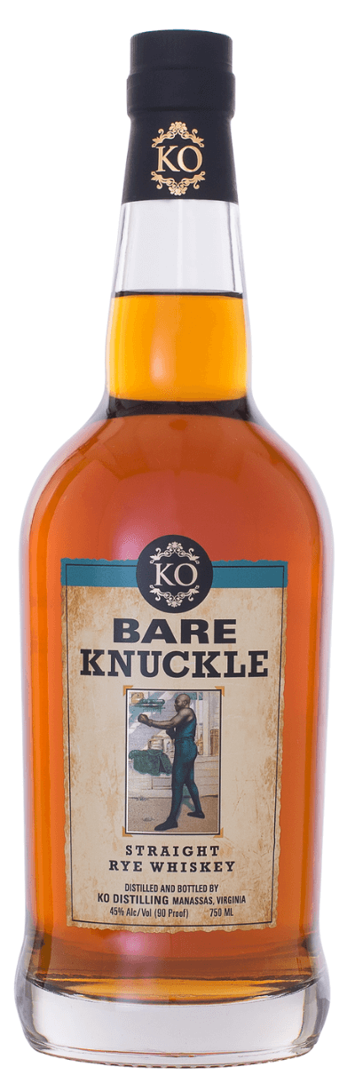 KO Distilling Bare Knuckle Single Barrel Straight Rye Whiskey 750ml