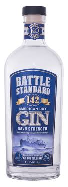 KO Distilling Battle Standard 142 Standard Strength Gin 750ml