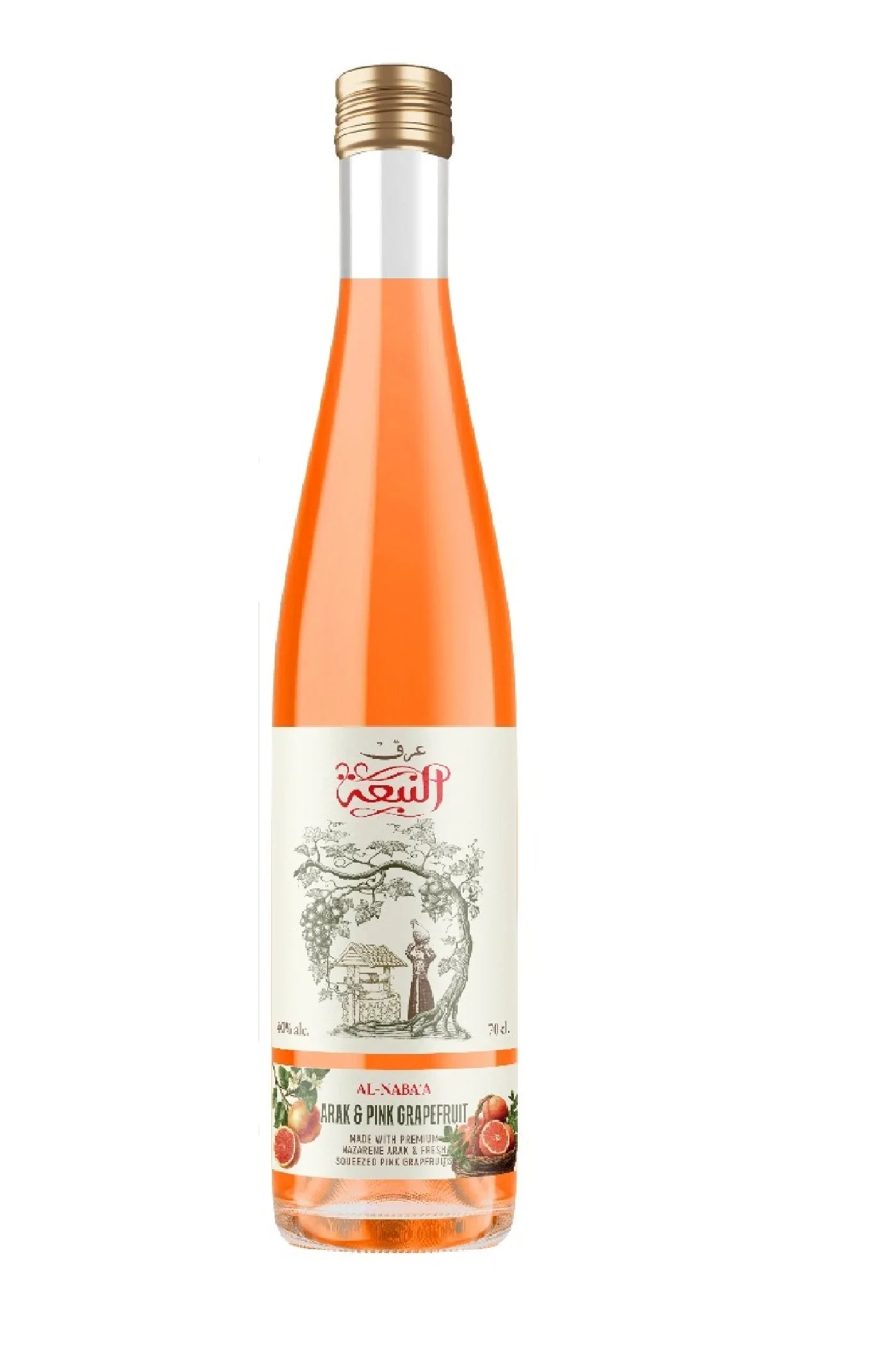 Kawar Al-Naba'a Arak & Pink Grapefruit Liqueur 700ml