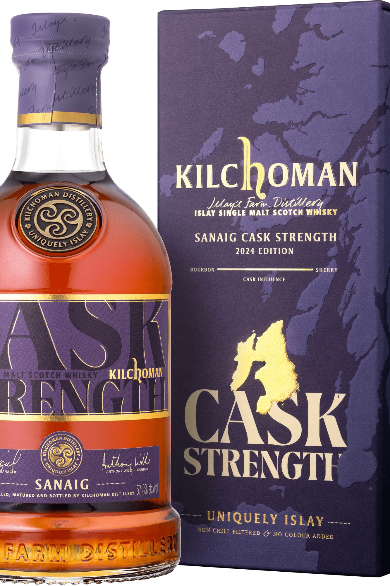 Kilchoman Sanaig Cask Strength Single Malt Scotch Whisky 750ml