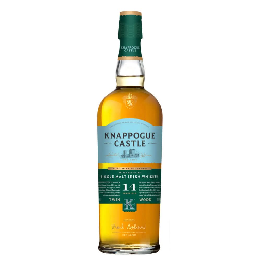 Knappogue Castle Twin Wood 14 Year Old Single Malt Irish Whiskey 750ml