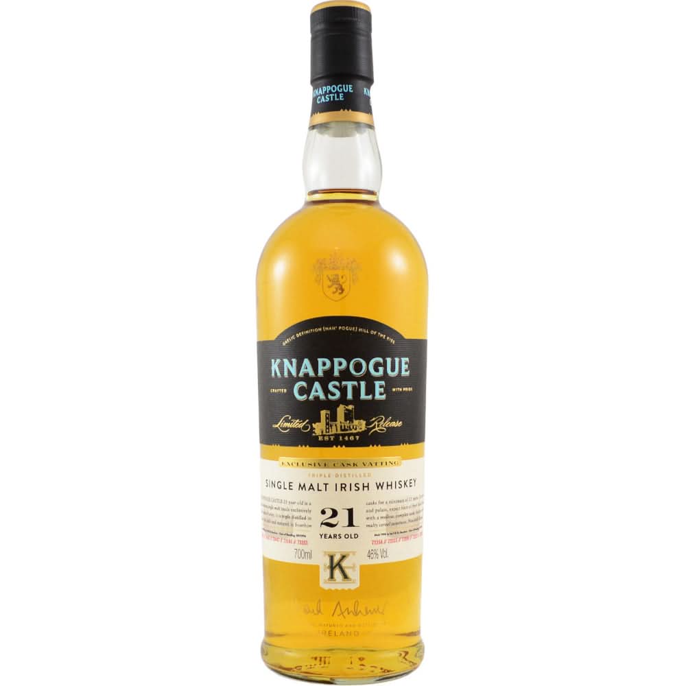 Knappogue Castle 21 years Old Single Malt Irish Whiskey 750ml